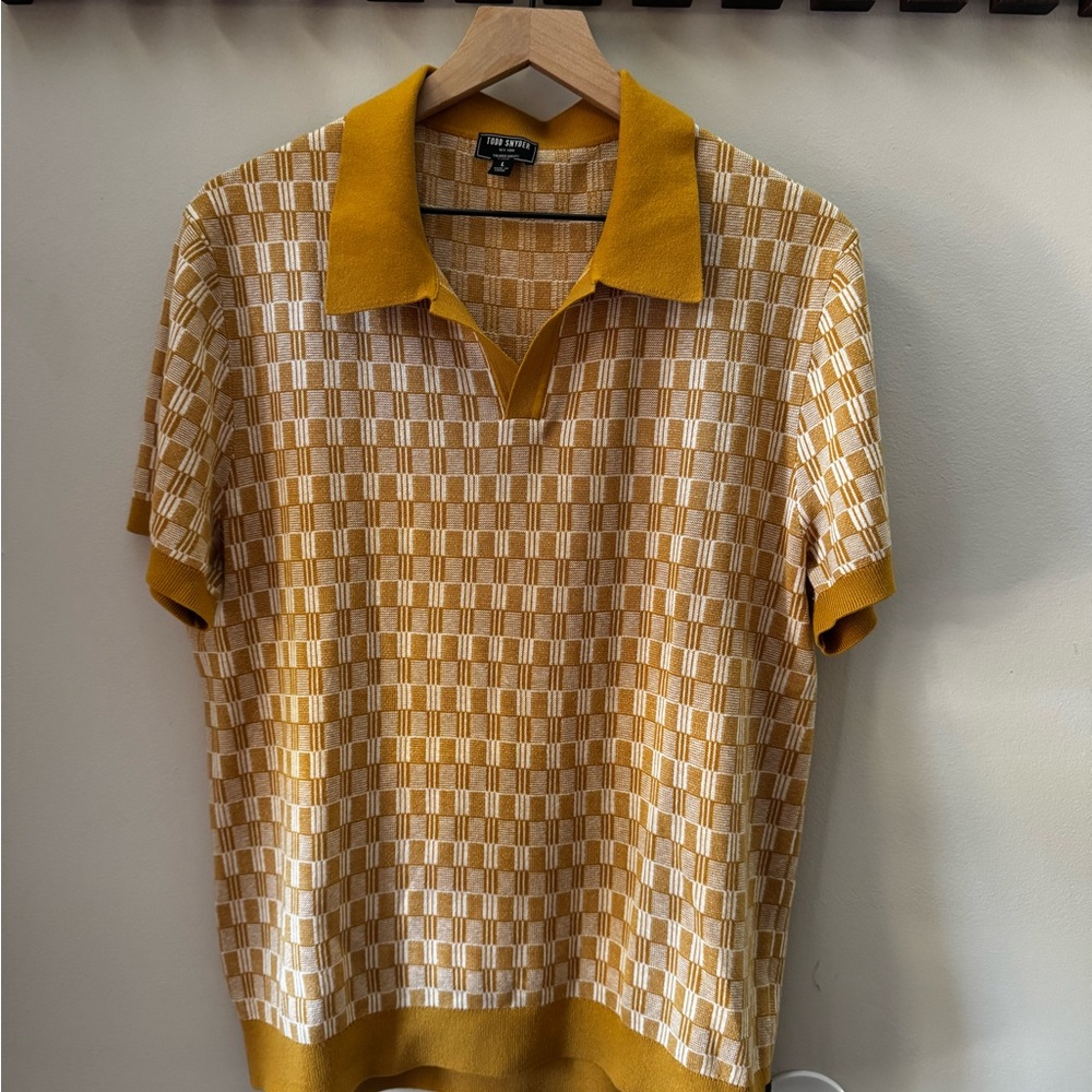 Todd Snyder Interlock Geo Montauk Polo